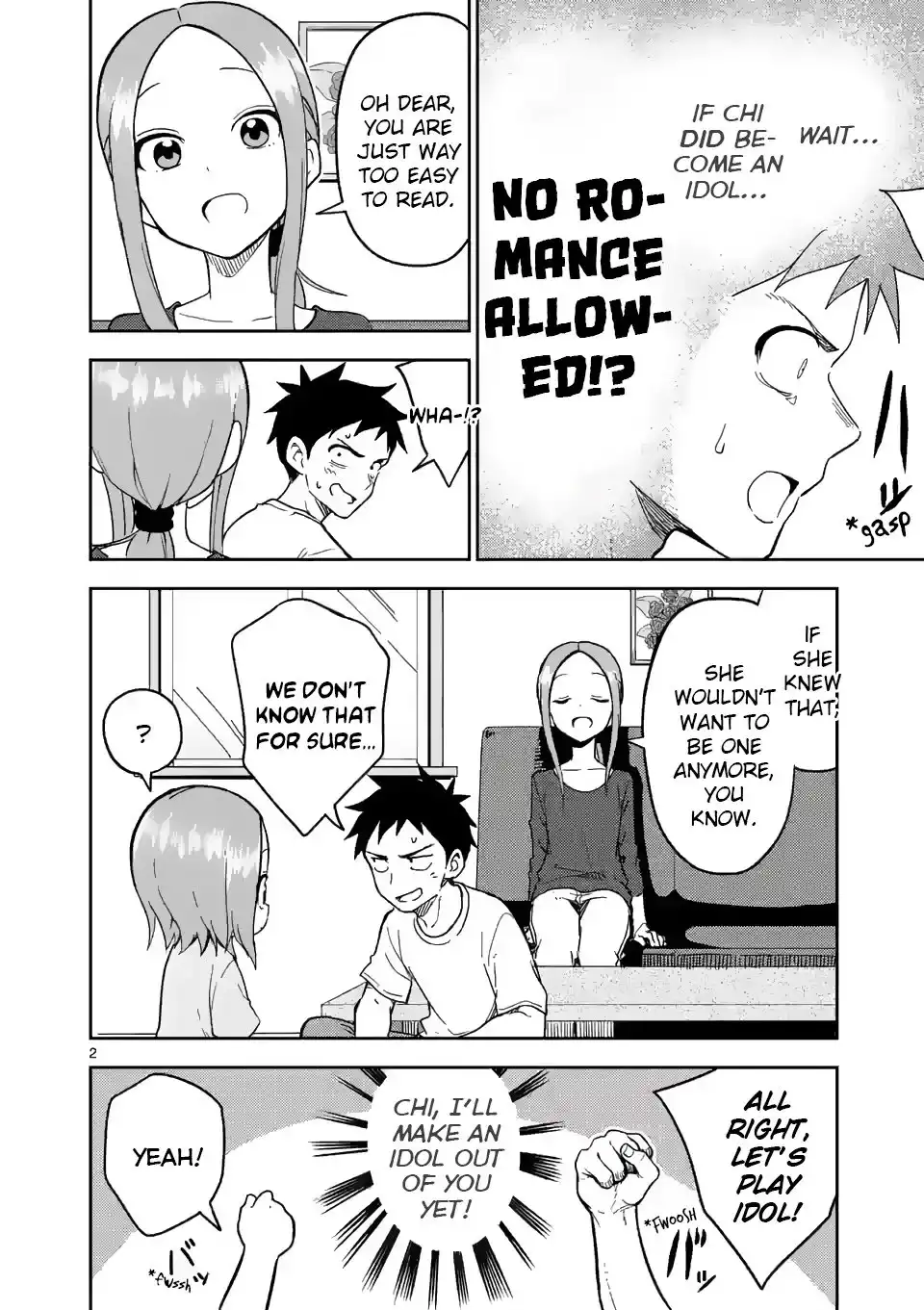 Karakai Jouzu no (Moto) Takagi-san Chapter 186 2